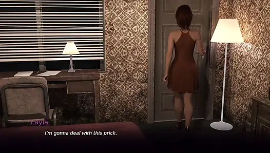 Genç Ve Ateşli Garson Çirkin Yaşlı Bir Patron Tarafından Domine Ediliyor Ve Sikiliyor