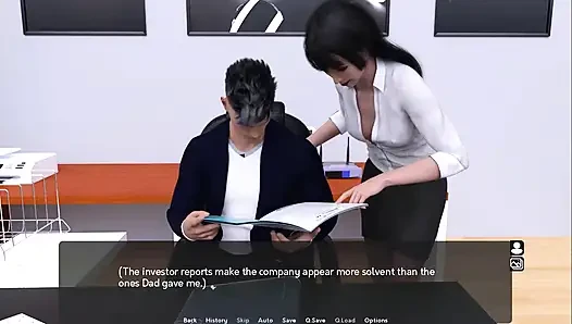 Pantyhoes: boss is fucking his employees in his apartment ep 7