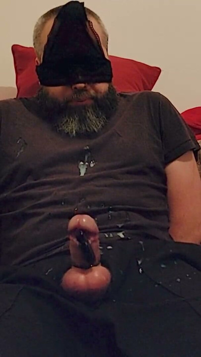Daddy Tied Up With Vibrator On Cock - SlugsOfCumGuy | Clip 1