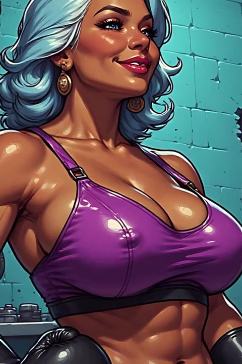 Seni Boxercise Wanita Seksi