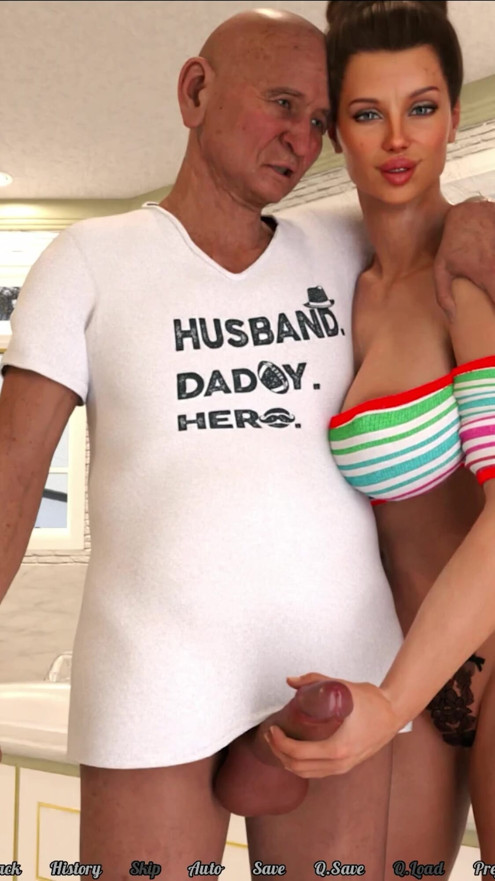 Perfect Housewife (by K4soft) - Funny day on the nudist spa with old Arnold (3) | Clip 2