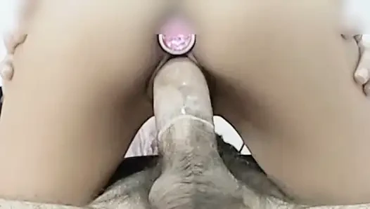 Little Thai: Daddy, I'm riding a huge penis in Mom's room