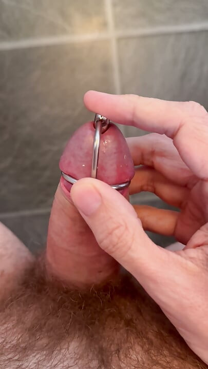 Hollow plug for my cock