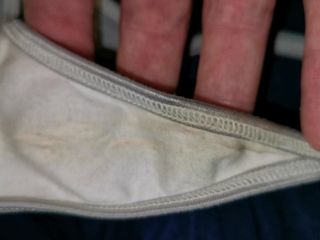 Take Wife's Dirty Mesh Thong from Washing - Panty Cleaning