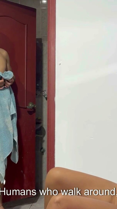 I catch my beautiful stepsister masturbating in my underwear and end up her really hard | Clip 1
