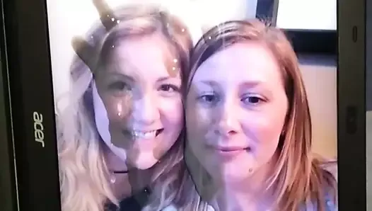 Cum tribute for amy and her friend