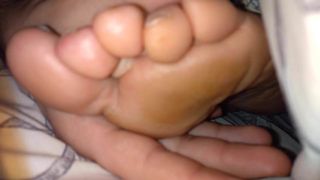 a little saw of my mother feet