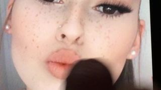 French Brunette cumtribute