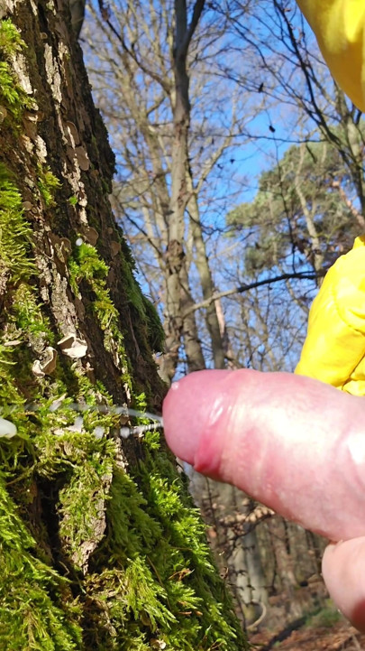 Jerking off and squirting in the forests around Heilbronn | Clip 2