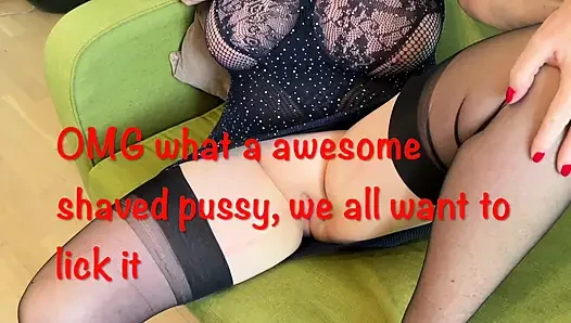 Mrs Mature Feet dengan gaun seksi dan memek mupit yang aduhai 460