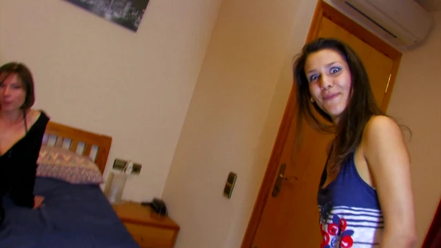 Cute mature housewife has her first porn movie experience