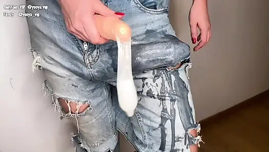 Horny Stepmother was caught with 2 Big Cocks by Step Son