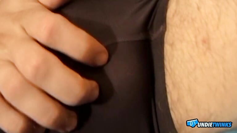 UndieTwinks: Bryce Corbin Tugs His Big Dick Hard And Fast In His First Solo