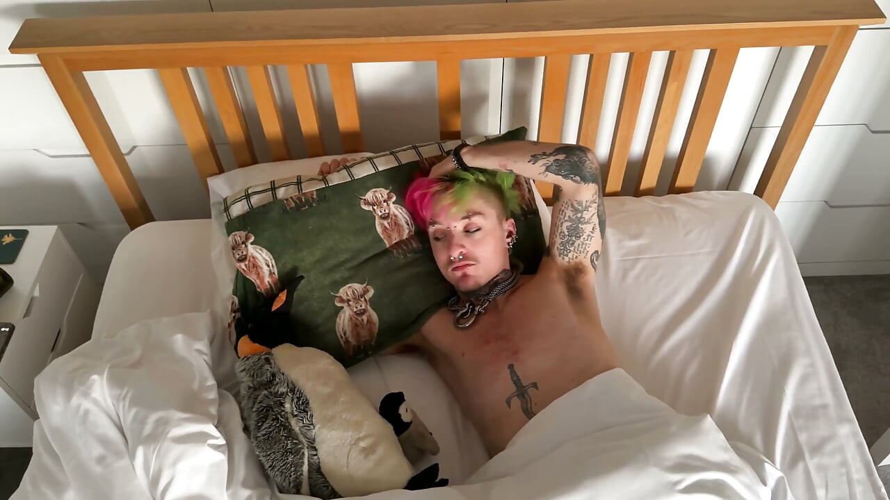 The Hangover Horn // Hot Jock Fucks Sexy Tattooed Trans Lad in the Kitchen