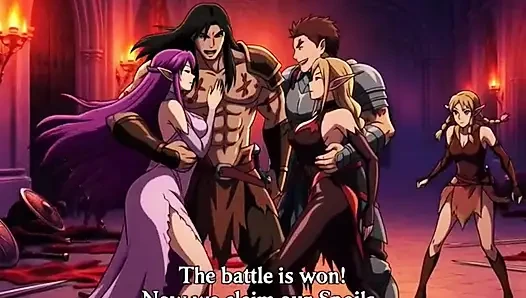 After an epic fantasy battle victors claim their spoils