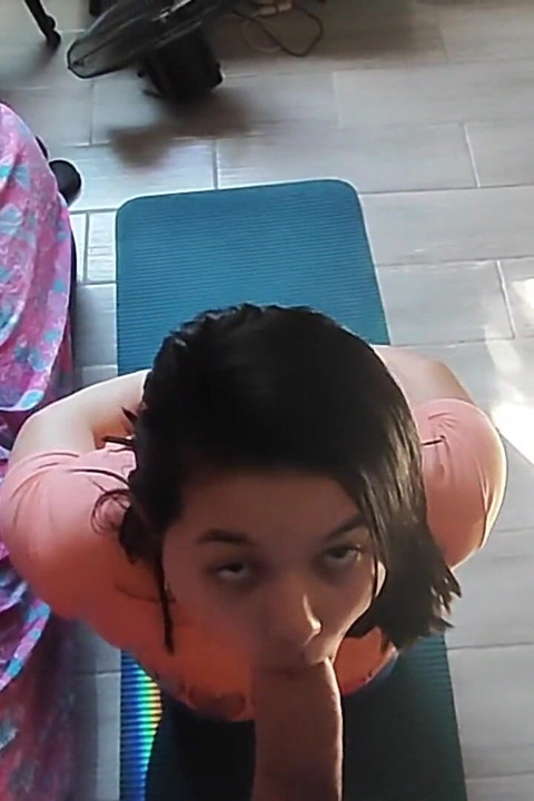 Cleaner Sucking Penis