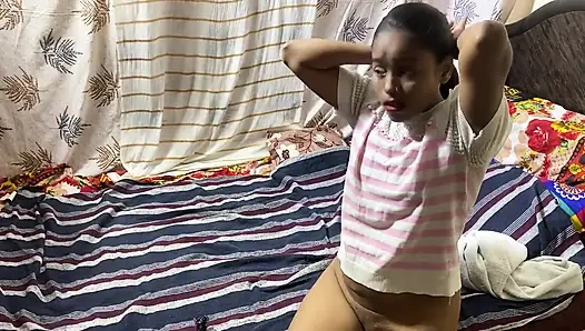 Indian 18 Year Old Teen Hot Sex with Her Step Dad