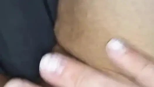 I finger myself. My cunt is nice and wet.