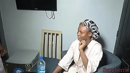 Ibu-ibu sange yang baru nikah pengen dientot sama kontol besar pria kulit hitam