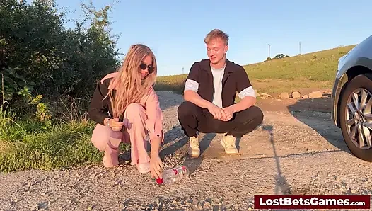 Their Strip Bottle Flips competitive game spirit shines