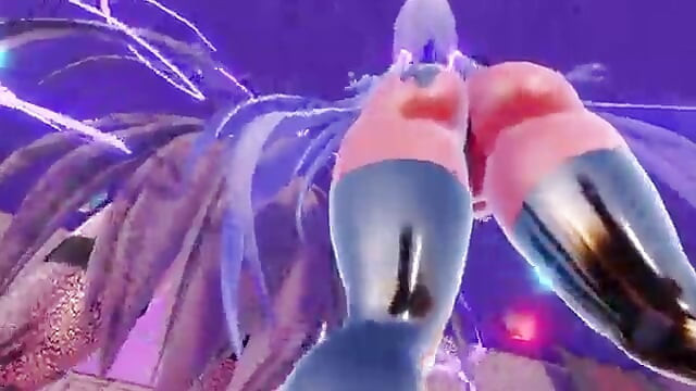Girls nude dance. 3d animation