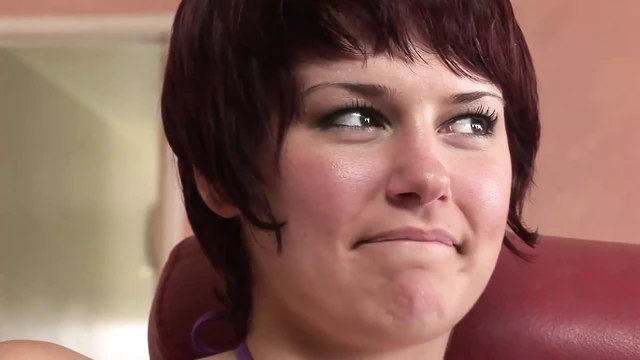 Pretty Bianca sucks on huge cock and fucks