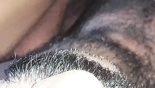 Tamil husband makes his wife who has a big ass bend over and thrusts into her.