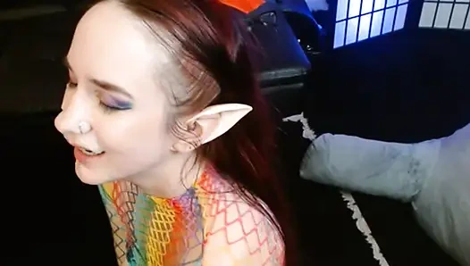 Elf Gets Cum Facial