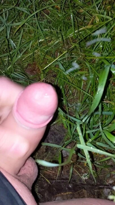 Outdoor late night jerking (voice reveal)