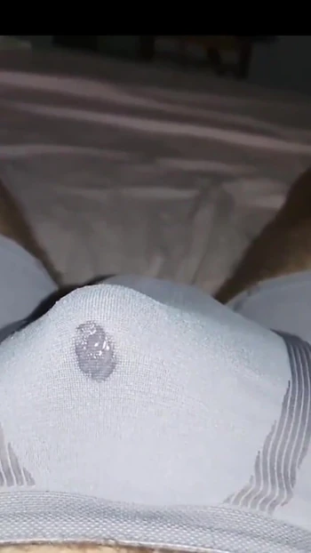 Emotional moment from "Solo mastrubation with two vibrators cum at the same time in underware"