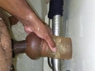 Some action in the shower.