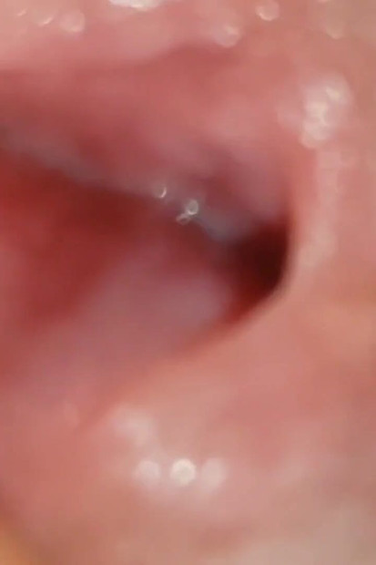 Extreme Close up of Stepdaddy's Widened Hole Rough.