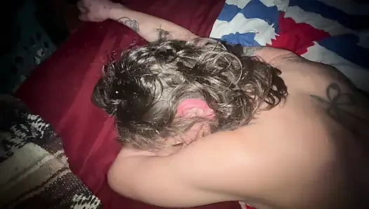 Porch Fucking a Whore
