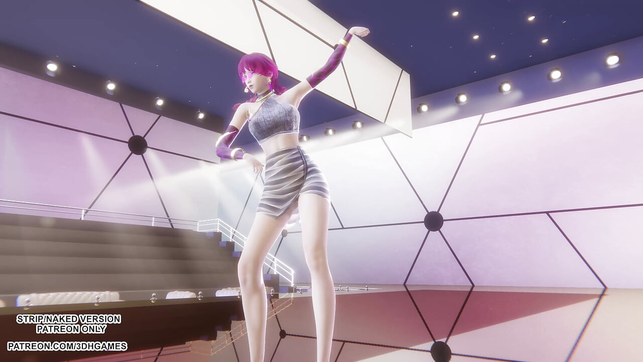 MMD MAMAMOO - Starry Night Evelynn Sexy Kpop Dance League of Legends Hentai Sem censura 4K 60FPS