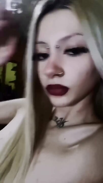 Naughty Skinny Blonde and Her Private Time