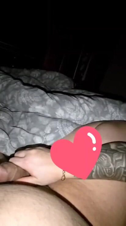 Auntie comes into room at night to hamdjob his cock | Clip 1