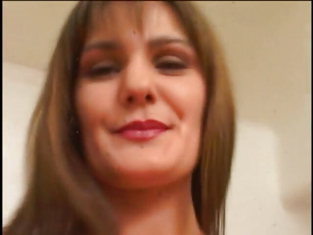 Lady in red with big boobs was packed her peanut butter with hard cock