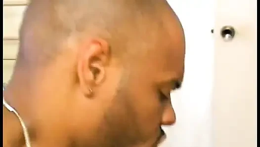 Ebony nurse Caramel gives point of view blowjob before getting fucked