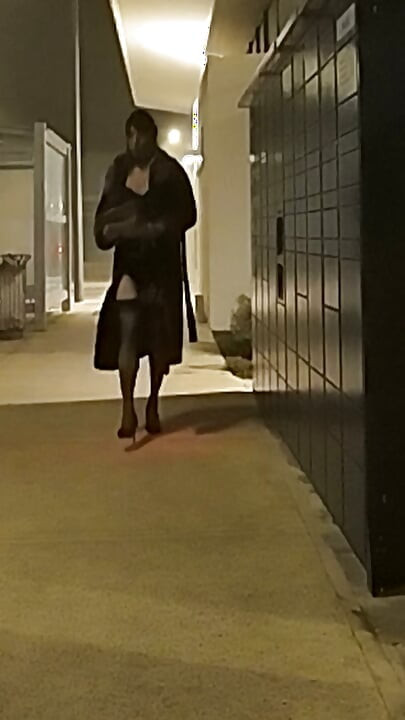 Crossdresser in der Stadt