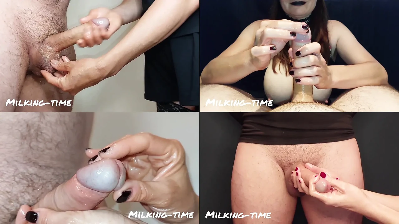 There's Dicks Everywhere! Split-screen Cumpilation 3 (milking-time)