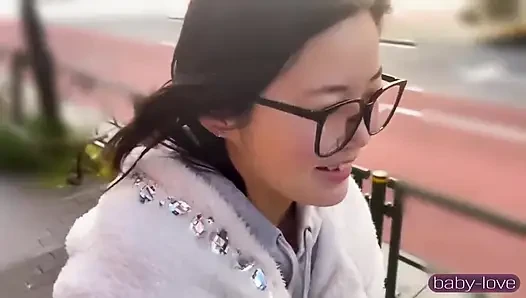 Studious Girl Overwhelmed by Older Man, Trembling Reactions Lead Into Intense Creampie Encounter