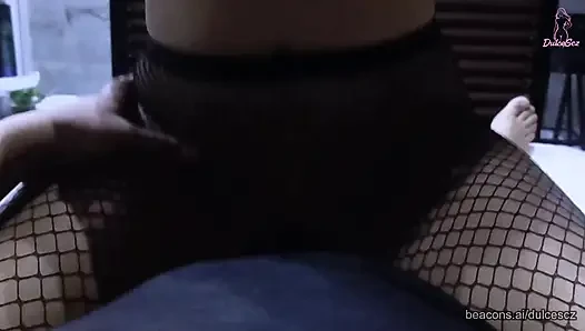 En Sevdiğim Siyah File Çoraplarımla Yaramazlık Yapmak