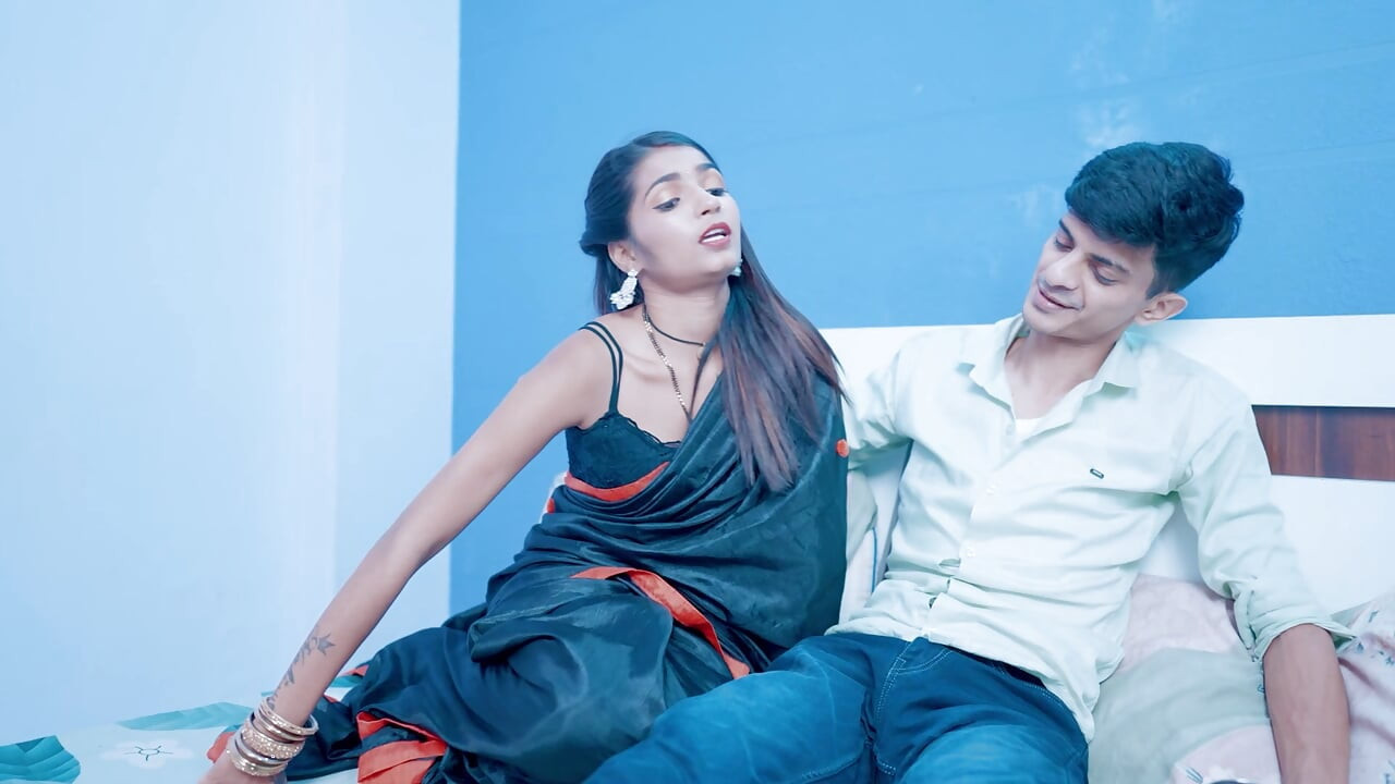 Naughty slim sexy Bhabhi seduce by her devar in the bedroom