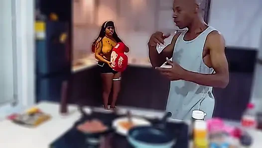 South Merican Goon готовит в комнате 2