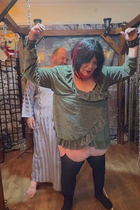 Part 1:- Punishment Session for Stephanie for Not Sucking Enough Cock with Domina Satana and Lanista Bear.