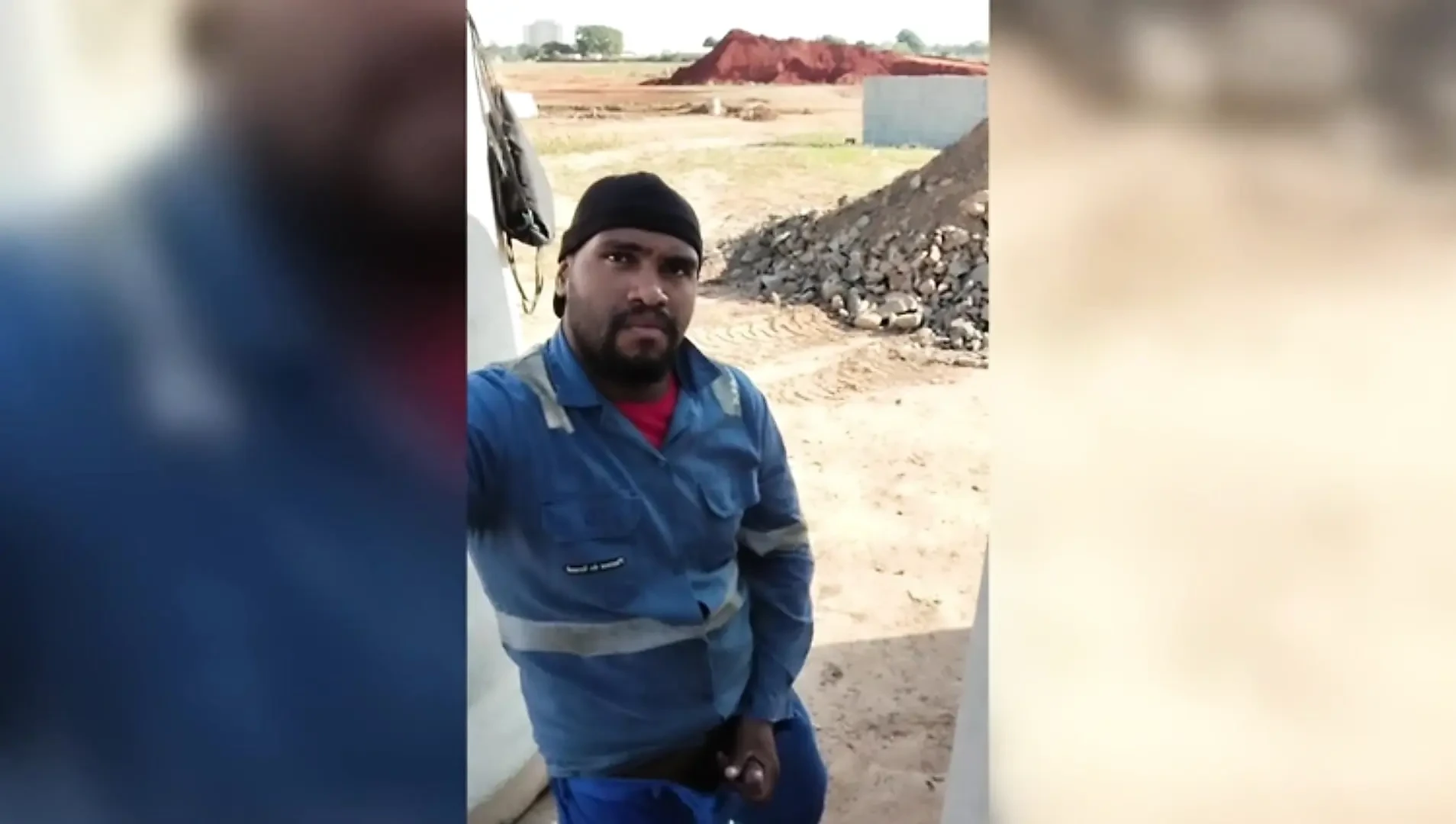 Before Heading Home, the Worker Gets a Quickie at the Construction Site.