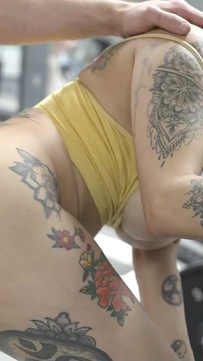 Must-see moment from "German Scandal Sex in Public Gym - Big Boobs Tattoo Bitch Mara Martinez"