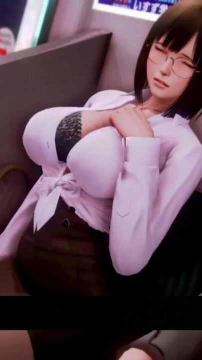 Hiro Massaging Japanese Milf Office Lady Boobs In Train | Clip 1