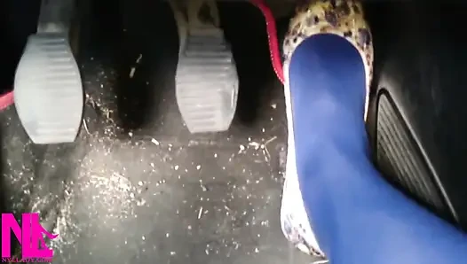 Driving Fast in Flowered Ballet Flats