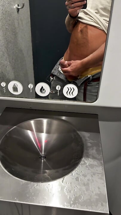 Jerking and Pissing on a Motorway Rest Area